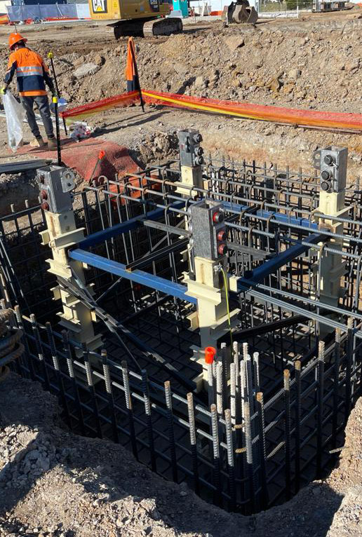 Crane Bases Construction